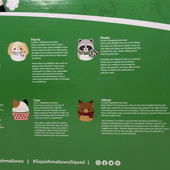 🆕2023 Winter Squishmallows 4” Boxed Set 8 pack NIB - Picture 13 of 16